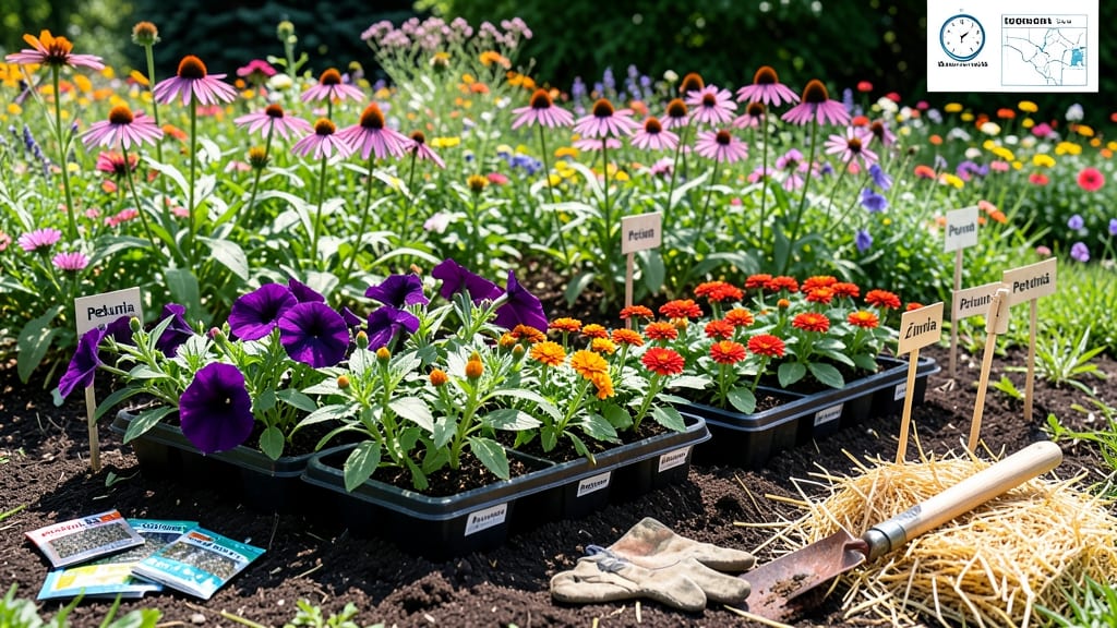 When to Plant Flowers in Nebraska: Exact Weeks Before Last Frost by Zone
