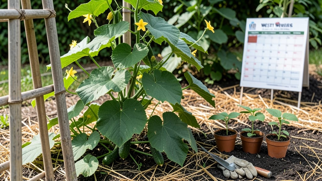 When to Plant Cucumbers in West Virginia: Exact USDA Zone 7a Deadlines for Bolting-Free Harvests