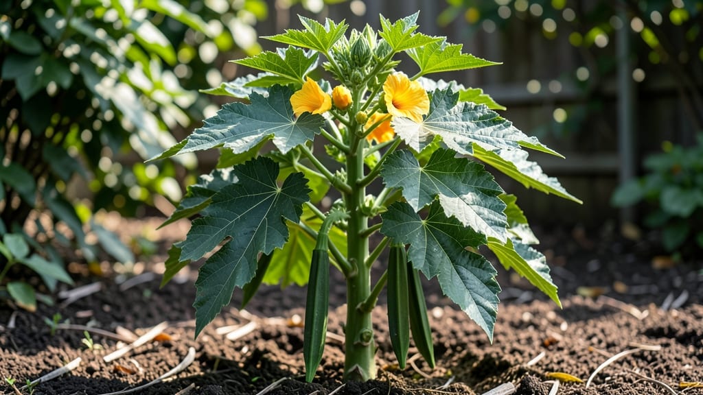 How Tall Do Okra Plants Grow: Variety-Specific Heights & Growing Tips