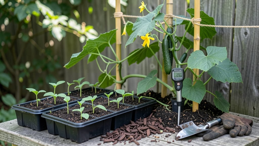 When to Plant Cucumbers in Maine: Soil Temperature Triggers for Fast Germination