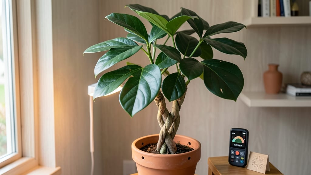 How Much Light Does a Money Tree Plant Need: Bright Indirect Sunlight Secrets for Thriving Leaves