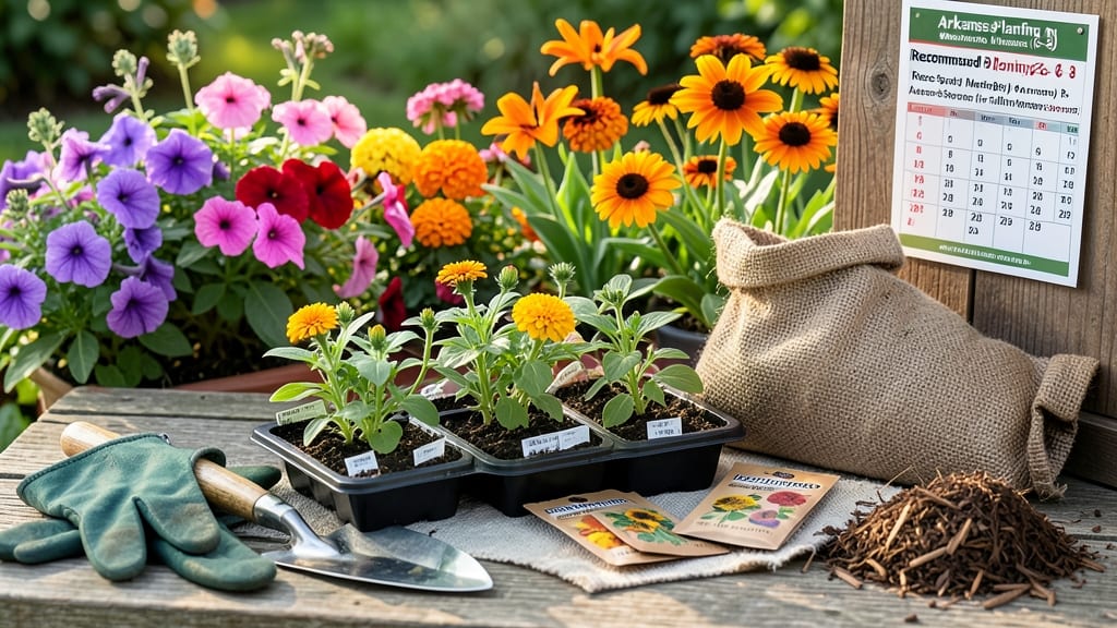 When to Plant Flowers in Arkansas: USDA Zone 7b Guide with Exact Months