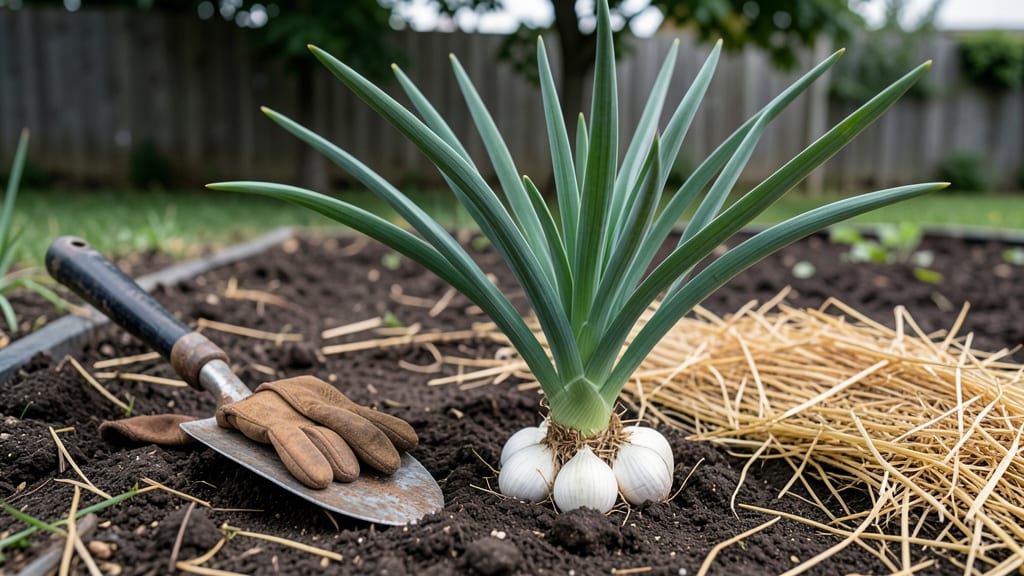 When to Plant Garlic in Tucson: Moon Phase & Soil Temp Triggers for Strong Bulbs