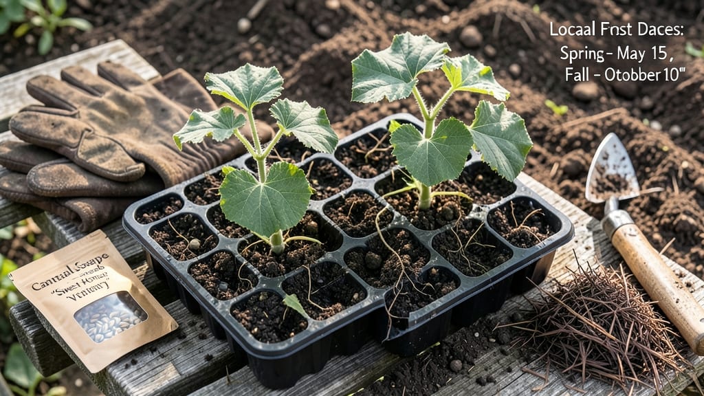When to Plant Cantaloupe in Illinois: Frost-Free Timeline by Zone 5-6